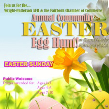 Wright-Patt AFB & Fairborn Chamber Community Easter Egg Hunt