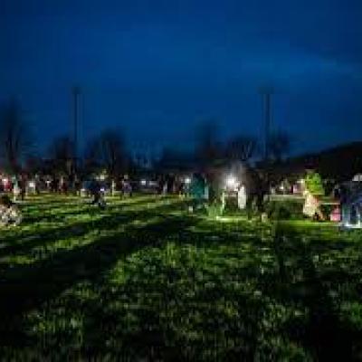 Teen Flashlight Easter Egg Hunt