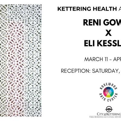 Kristen Reni Gower X Eli Kessler Solo Exhibitions at Rosewood Arts Center