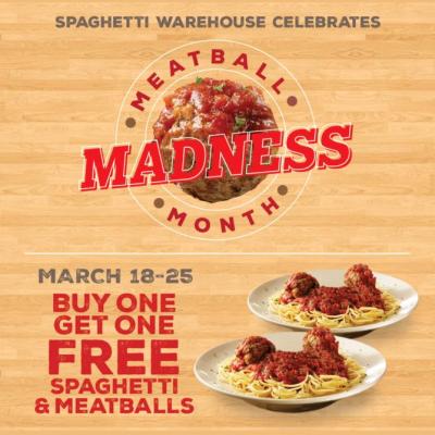 Meatball Madness at Spaghetti Warehouse